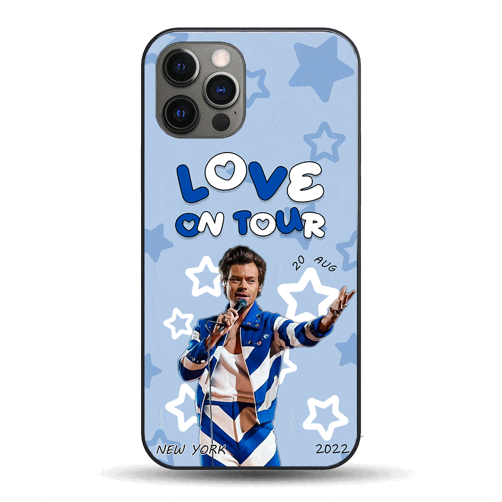 love on tour merch led phone case
