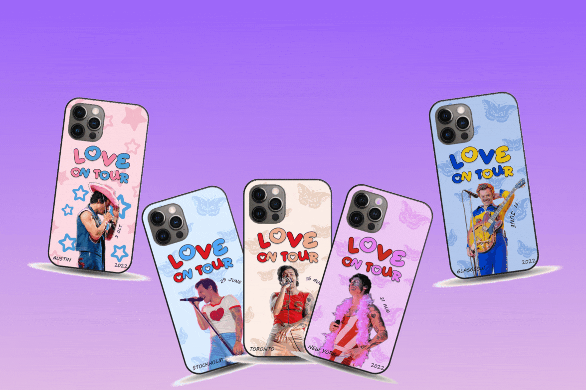 Love on Tour Phone Case that lights up