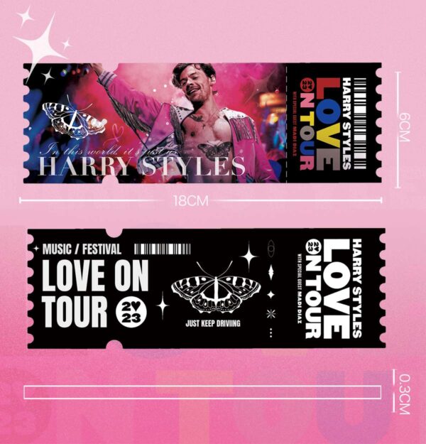 Love on Tour Souvenir Tickets Glitter - Image 2