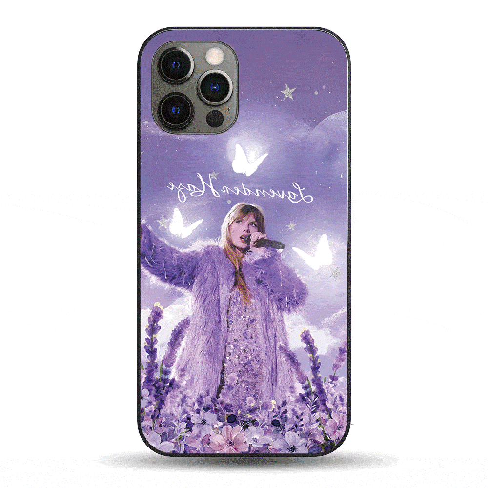 Taylor Swift LED Phone Case Lavender