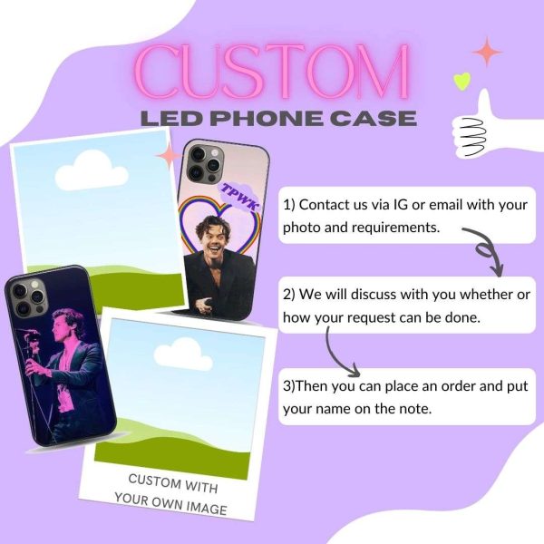 CUSTOM YOUR OWN GLOWING PHONE CASE