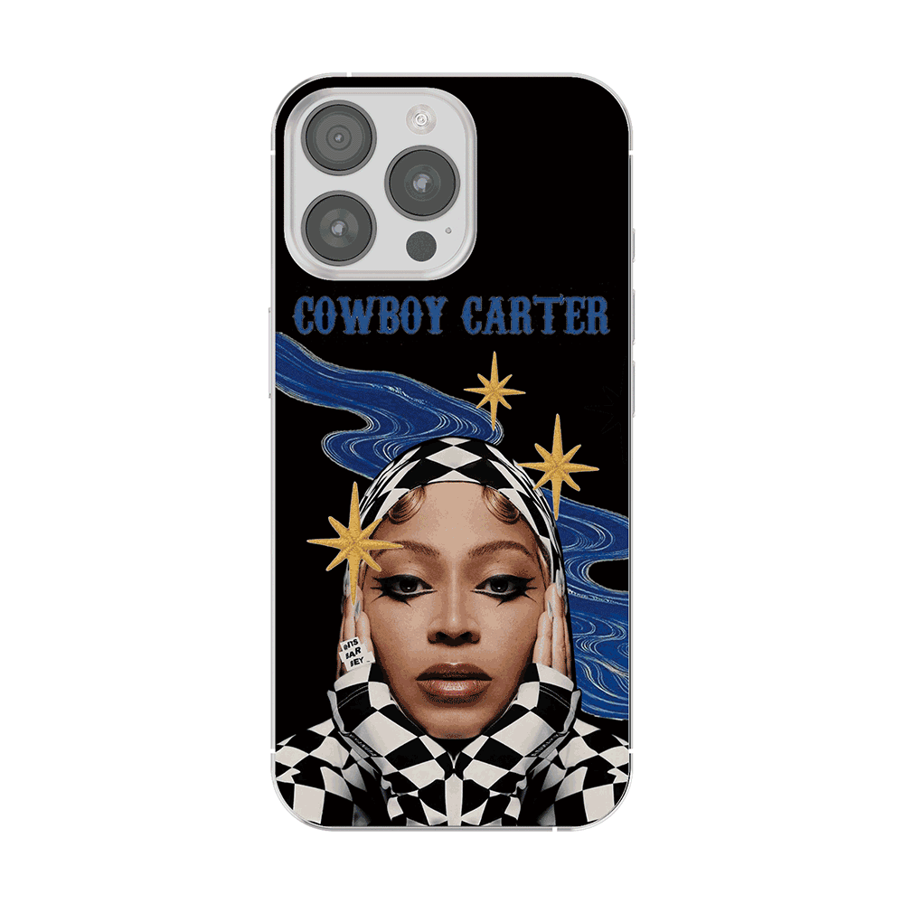 Beyoncé Starry Checkered Cowboy LED Phone